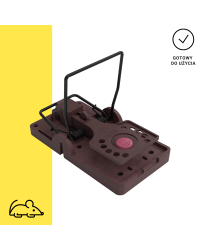 Pułapka na szczury GORILLA – nowoczesne rozwiązanie, mocna plastikowa łapka na gryzonie