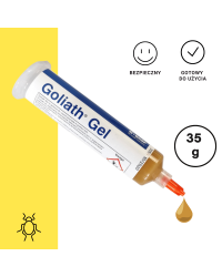 Goliath żel na karaluchy i prusaki. wydajny i skuteczny. Bezpieczny dla ludzi. Pojemność: 35 gram