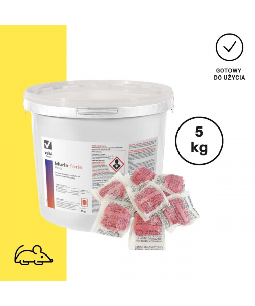 MURIN FORTE pasta – trutka na myszy i szczury