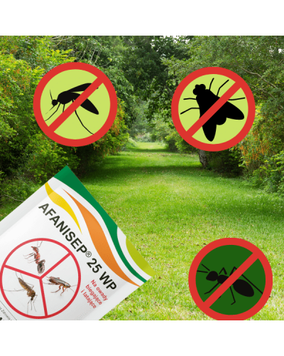 AFANISEPT 25 WP, oprysk na komary, muchy, mrówki