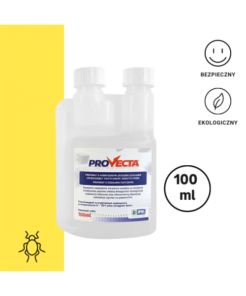 PROVECTA 100 ml preparat na pluskwy i inne owady, bezpieczny dla ludzi, sieć polimerowa