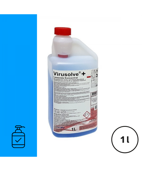 Butelka 1 litr koncentrat virusolve do mycia i dezynfekcji powierzchni
